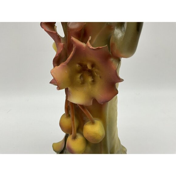 Royal Dux Antique Amphora Austrian Art Nouveau Cherries and Blossoms Vase 8.25" - Picture 11 of 16